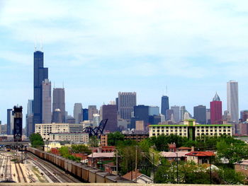 Skyscrapers in city