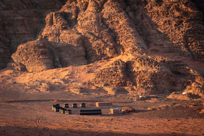 Scenic view of desert 