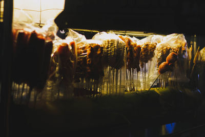 Close-up of food for sale