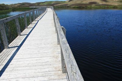 Footbridge over river