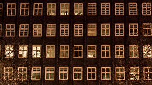 Full frame shot of residential building