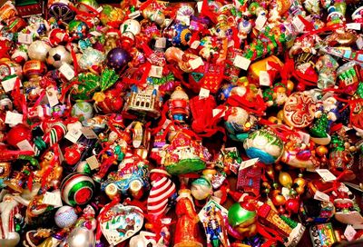 Full frame shot of market stall