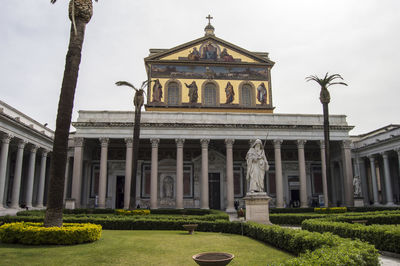 Low angle view of historical building