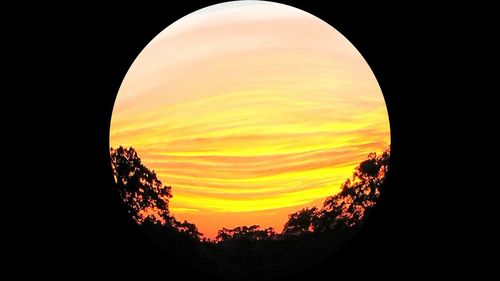 Scenic view of sky at sunset