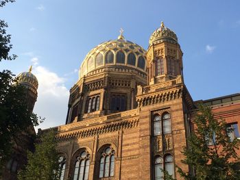 Low angle view of cathedral against sky