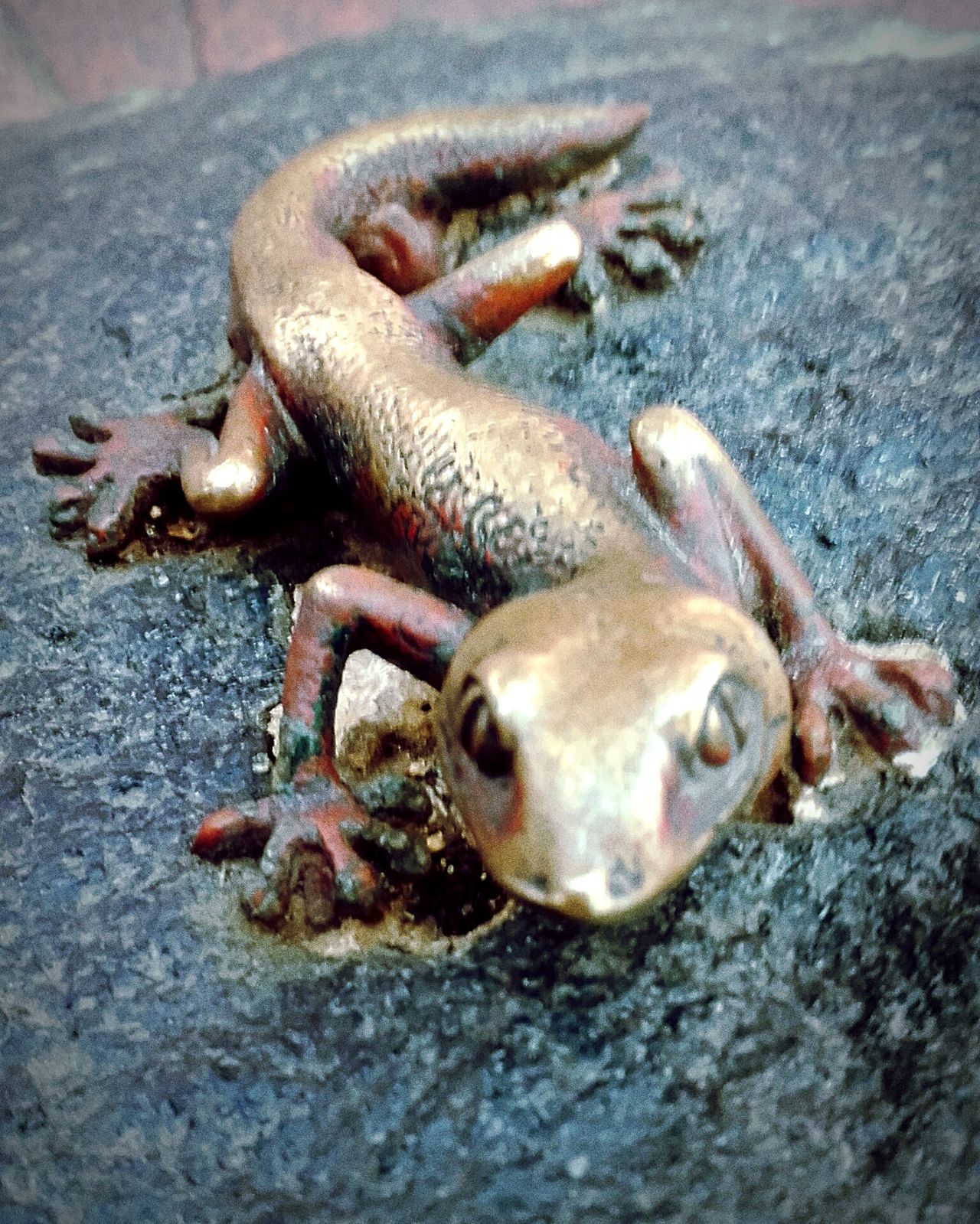 Lizard sculptures