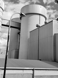 Low angle view of building against sky