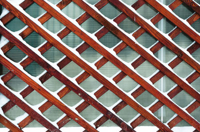 Full frame shot of metallic structure