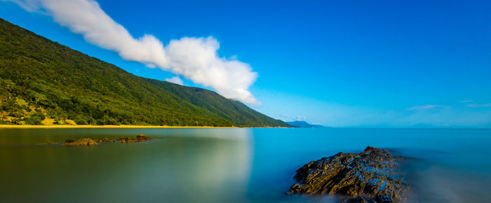 Scenic view of calm lake