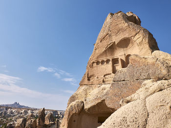 Low angle view of old ruins