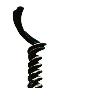 Close-up of object over white background
