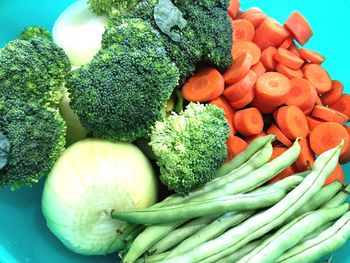 Close-up of multi colored vegetables