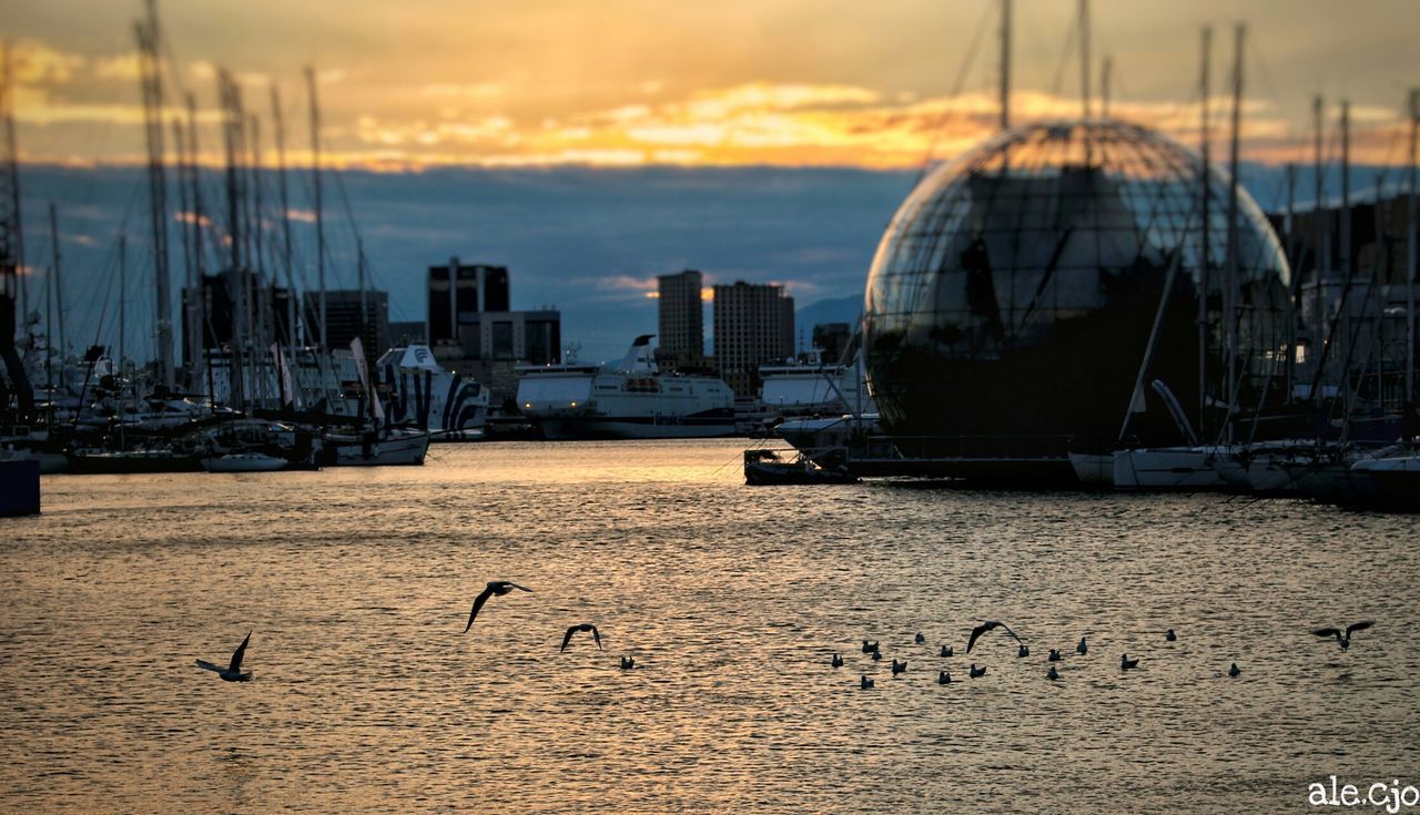 VIEW OF HARBOR AT WATERFRONT