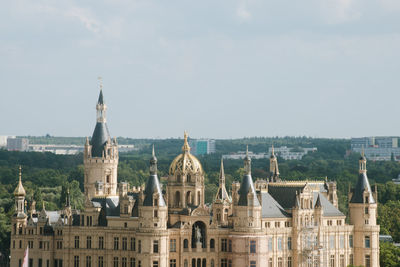 Schloss schwerin from the tower