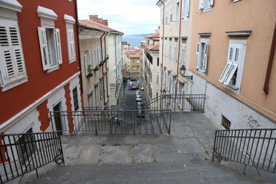 Street amidst buildings in city
