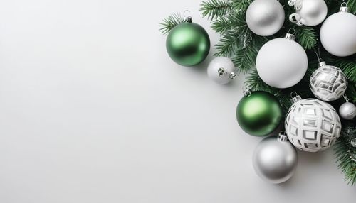 Close-up of christmas decorations