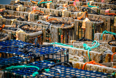 Lobster cage, close view