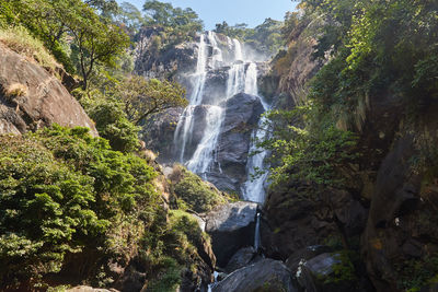 Sanje waterfall in udzungwa mountains national park