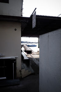 View of abandoned building