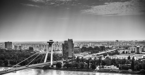 View of cityscape against sky