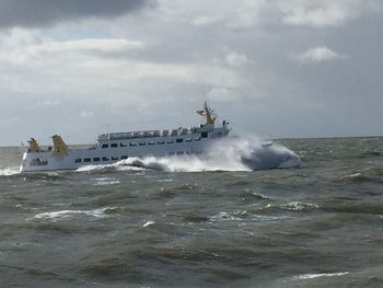 Ship in sea