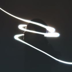 Close-up of illuminated lamp