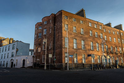 Low angle view of building against sky