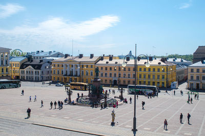 People on street