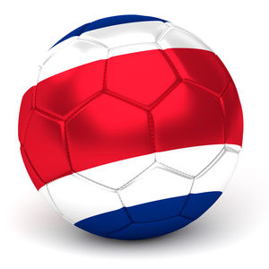 Low angle view of soccer ball