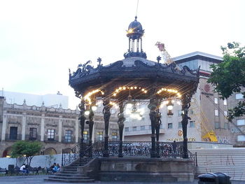 Low angle view of historical building