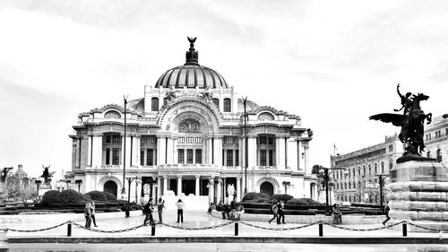 Low angle view of historical building