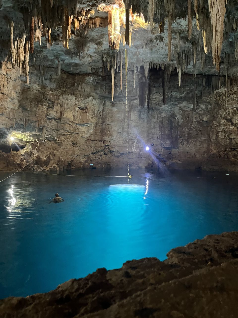 cave, water, reflection, nature, formation, illuminated, outdoors, no people, sea, rock, travel, architecture, beauty in nature, travel destinations