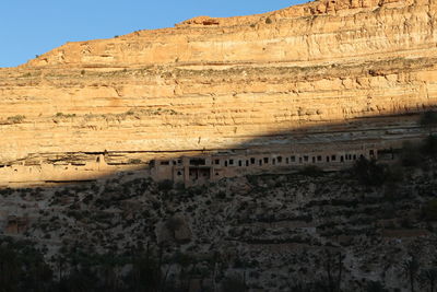 View of rock formations