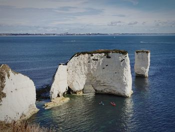 Panoramic view of sea against sky