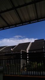 Low angle view of building against sky