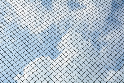 Full frame shot of chainlink fence