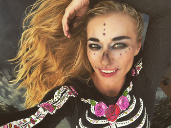 Portrait of a smiling young woman