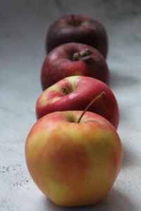 Close-up of apple on table