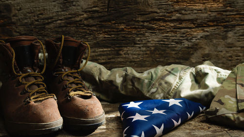 War veteran's accessories. veterans day