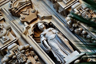 Low angle view of statue