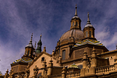 Low angle view of cathedral against sky