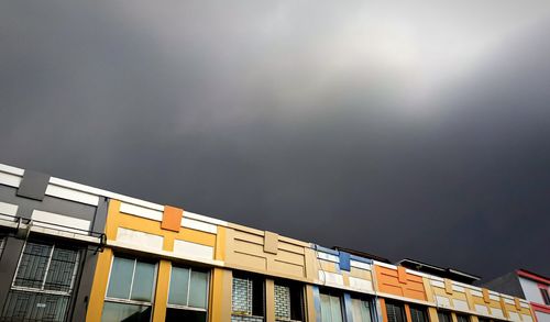 Low angle view of building against sky
