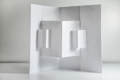 Close-up of white wall