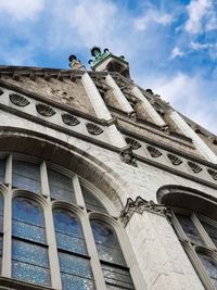 Low angle view of building against sky