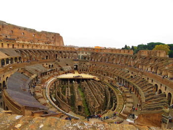 Coliseum against clear sky