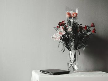 Close-up of flowers in vase