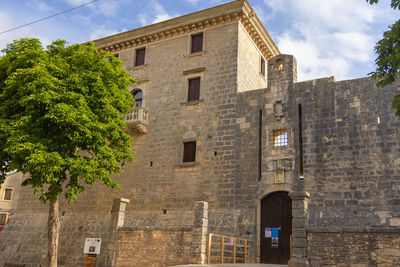 Low angle view of old building