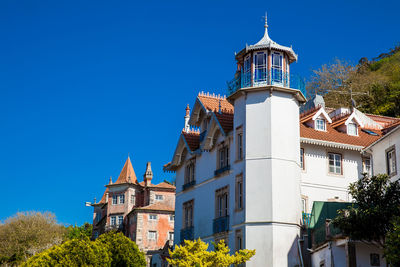 Beautiful architecture in sintra city in portugal