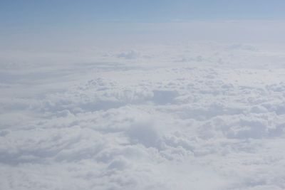 Aerial view of cloudscape