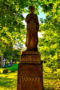 Close-up of statue